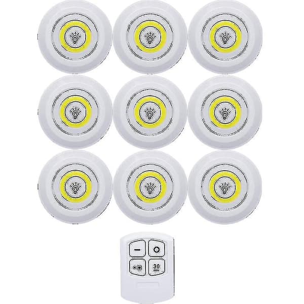 Smart Wireless Remote Control Dimmable Night Light Decorative Mini LED Lights Kitchen Cabinet