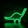Grønt LED Neonlys Dinosaurformet Dekorasjonslysskilt, Veggdekorasjon