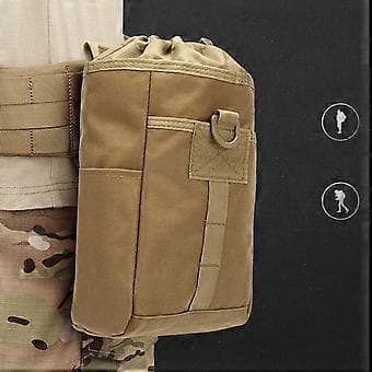 Practical Portable Outdoor Pockets Comfortable Hiking Accessory Pockets with Spacious Pockets for Efficient Storage Army Green (Army Green)