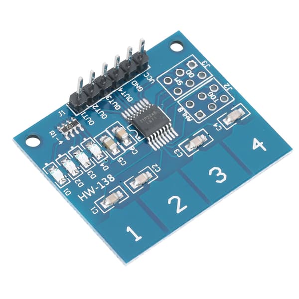5 pcs Touch Switch Module TTP224 Capacitive 4 Channels Digital Sensor Electrical Equipment