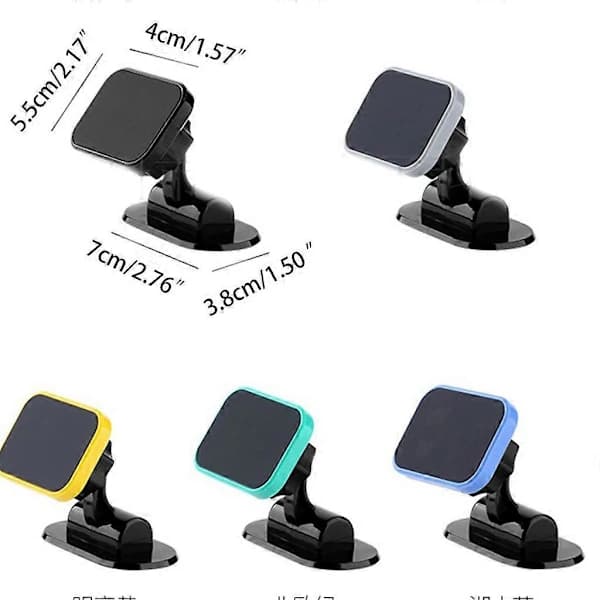 Biltelefonhållare Fäste Luftventil Biltelefonfäste Universal Telefonfäste för Bil för 12 Pro Max/11 Pro Max/11 Gul