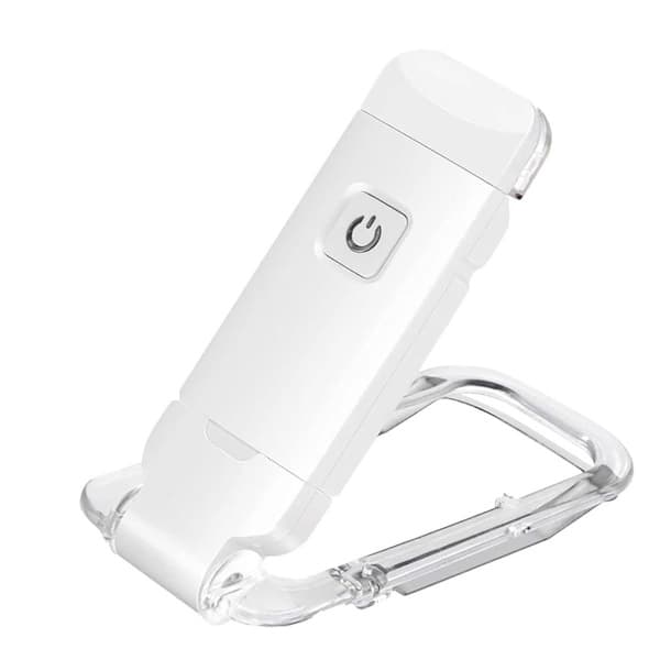 USB Genopladelig LED Clip-On Boglampe til Sengetid, Justerbar Lysstyrke[JUN]