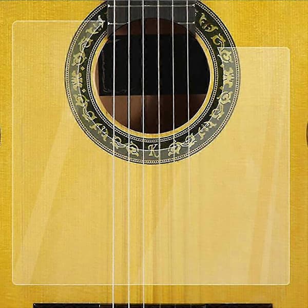 Transparent Folk Akustisk Gitarr Plektrumskydd Anti-repa Klassiskt Skydd För Flamenco Gitarr P