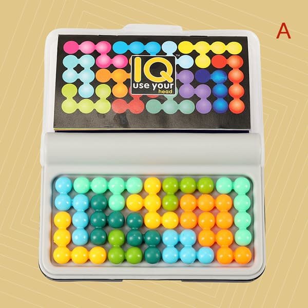 IQ Utfordringer 3D Puslespill Klassisk Pyramide Brett Perle Logisk Min Hvit Hvit A White A
