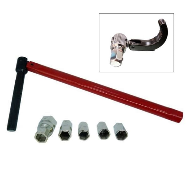 7-piece socket wrench, plumber's hand tool, bathroom maintenance and installation kit 8 13 mm