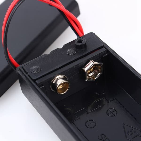 9V Volt PP3 Battery Holder Box DC Case with Wire ON/OFF Switch Protection Durable
