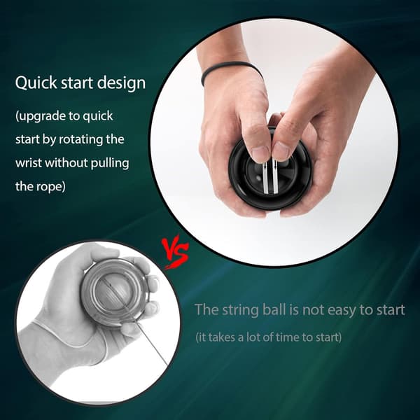 Wrist Training Ball - Self-Starting Gyroscopic Forearm Exerciser for Arm Strengthening