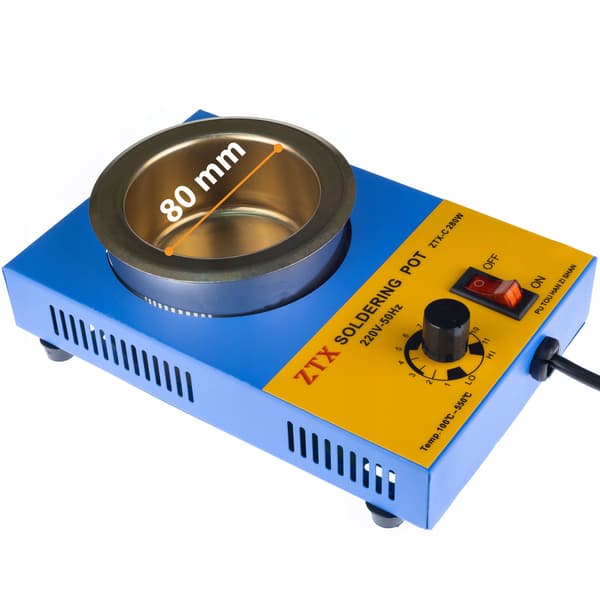Loddekedel 31-C 280W med varmeelement – 80mm beholder | 100-550°C | Reservedel til 31C