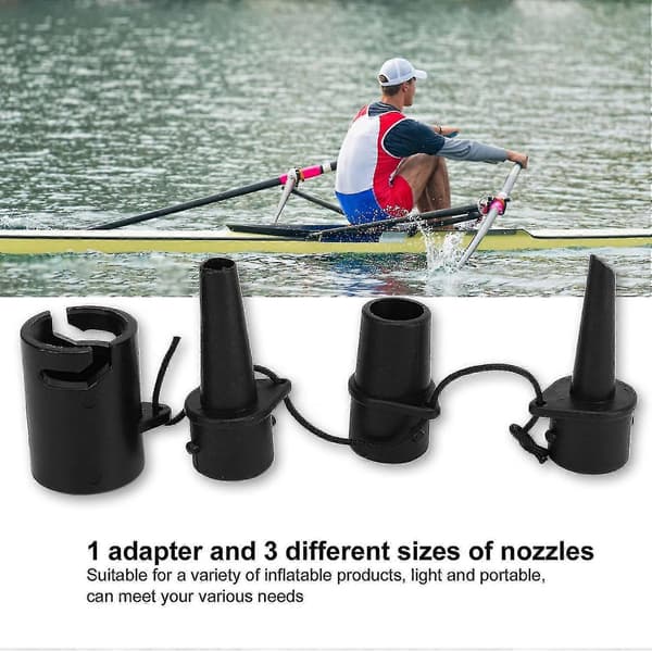 Inflatable Air Mattress Pump Nozzle Set - Replacement Valve Adapter for Paddle Board and Air Sofa