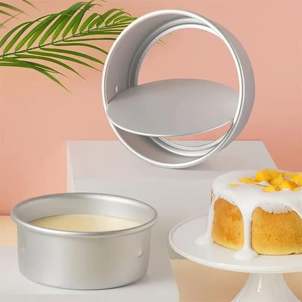 3 stk. runde kakeformer sett Nonstick Bakeverktøy for hjemmekjøkkenbaking