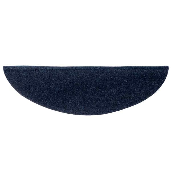 vidaXL Stair Mats Self-Adhesive 10 pcs 56x17x3 cm Navy Half-Round Blå blue