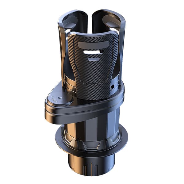 2-i-1 Bilkoppholder, Multifunksjonell Drikkeholder med 360° Rotasjon