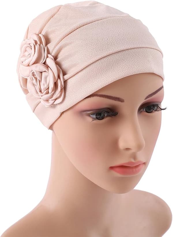 Kjemoluer Hodeplagg for kvinner Turbaner Luer Blomsterhatter Hodeplagg