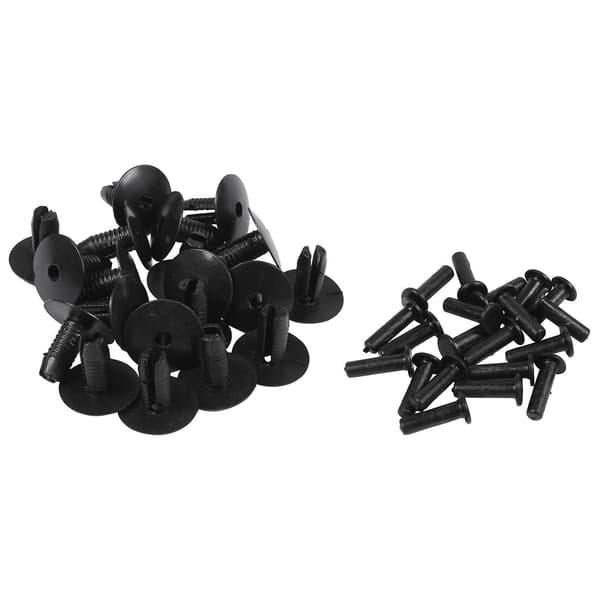 20 pcs Expanded Rivets - Plastic Clips for Bumpers, Sides, Door Sills & Covers