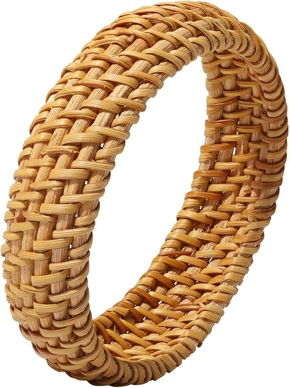 Rattanarmbånd for kvinner Håndlaget Lettvekt Halmflette