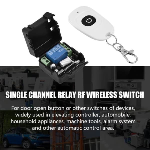DC 12V Wireless Remote Control Relay Receiver Transmitter Universal Remote Control Switching and Transmitting Module[DB]