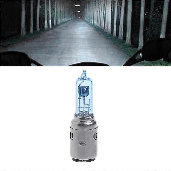 Motorcycle Lamp H6 Ba20d Headlight Halogen Bulb Super White Motorcycle Atv Scooter