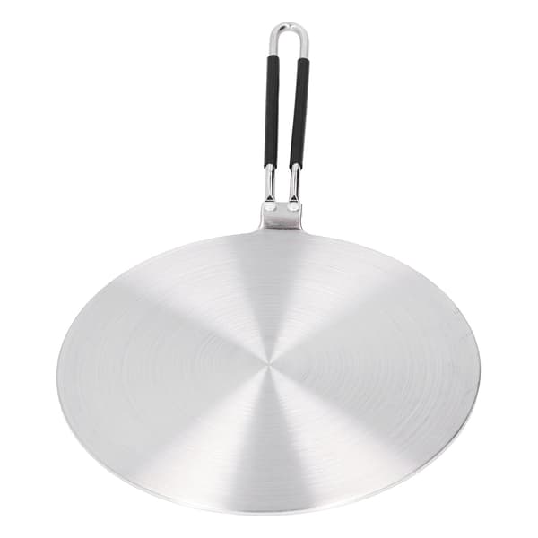Varmespreder i rustfrit stål, induktionsadapterplade til gaskomfur, 24 cm