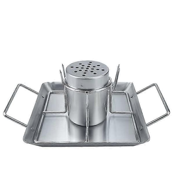 Kyllingstativ for ølboks, vertikalt kyllinggrillstativ i rustfritt stål, 26*18,5*9,5cm
