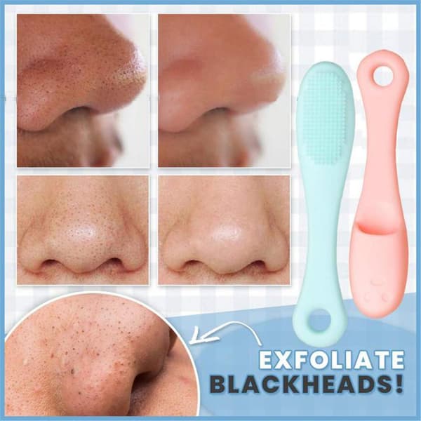2 Pieces Soft Silicone Facial Cleansing Brushes, Face Scrub Brush for Gentle and Effective Cleaning