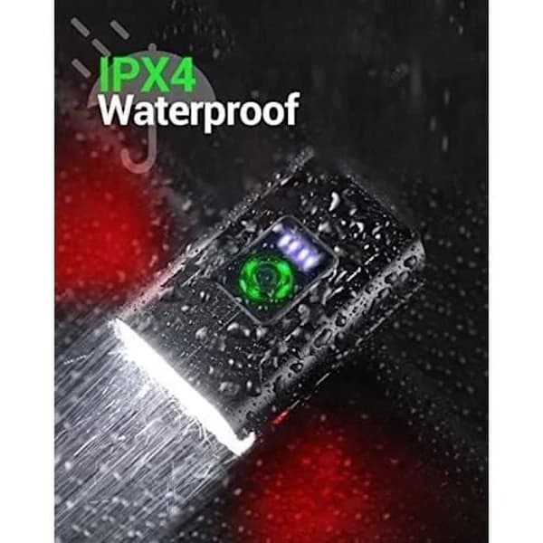 1600 Lumenin Superkirkas Pyöränvalo, 6 Tilaa & USB Ladattava [JUN]