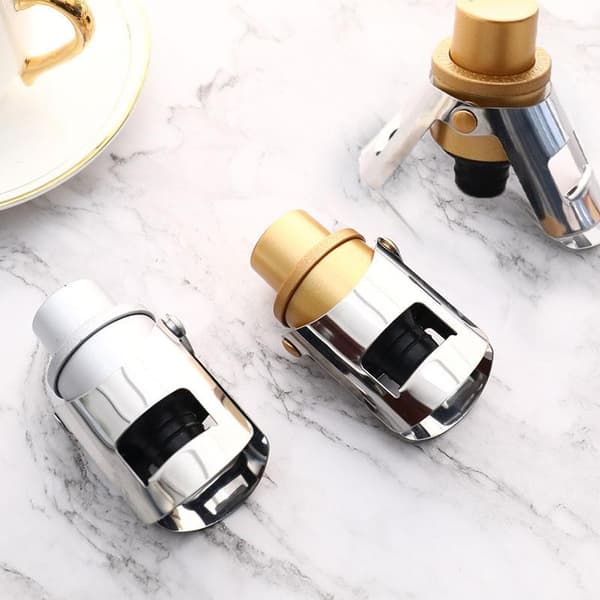 Kork til Vin & Champagne - Champagneflaske/Vinflaske Silver silver