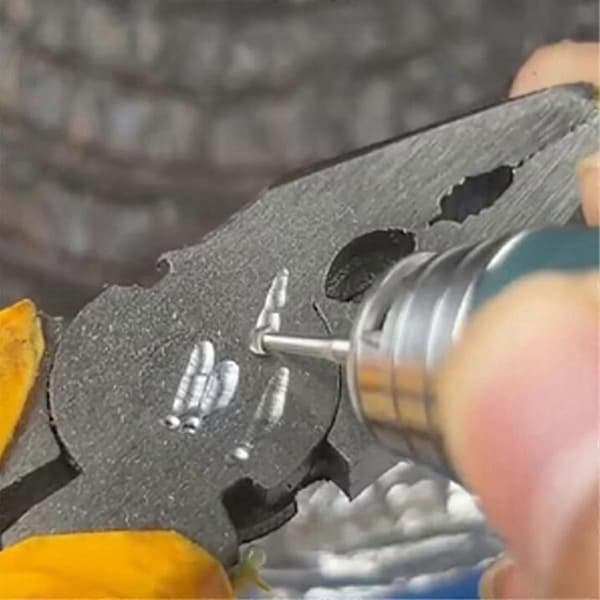 6 stk. runde kopper - 3/32 tommer skaft smykkefremstilling grater trådrundere bits