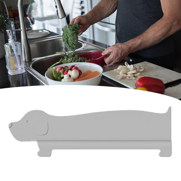 Stänkskydd för diskbänk Vattentåligt Värmebeständigt Grå Robust design