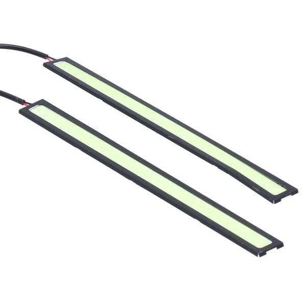 2 stk. Bil LED-lys Vanntette Supersterke COB Tåkelys Kjørelys 12V Universal