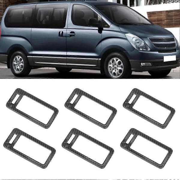 6 stk. bageste luftventilbeklædning passer til HYUNDAI GRAND STAREX (H1) 2019