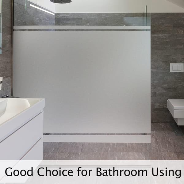 Window Film, Frosted Window Decal, Heat Control UV Blocking (30cm x 200cm)