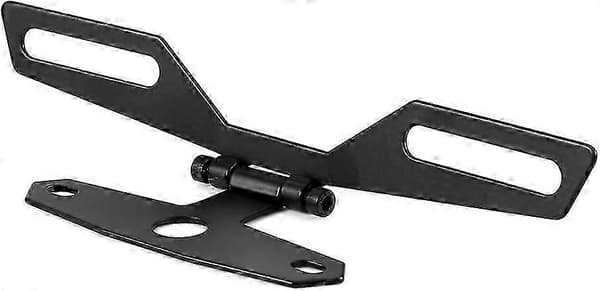 Motorcykelnummerpladeholder, justerbart motorcykelnummerpladebeslag Motorcykel Flip Nummerpladeholder