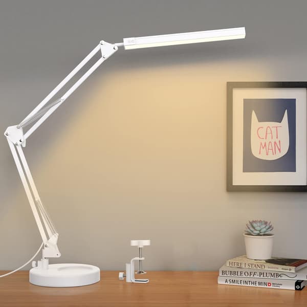 LED Skrivebordslampe - Clip-on LED Skrivebordslampe - Øyebeskyttelse - 3 Lysmoduser, 10 Lysstyrker