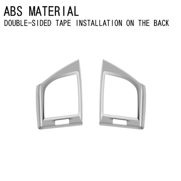 För Alphard 40-serien 2023+ RHD Silver Dashboard Air Condition Vent Outlet Cover Trim Frame Sticker
