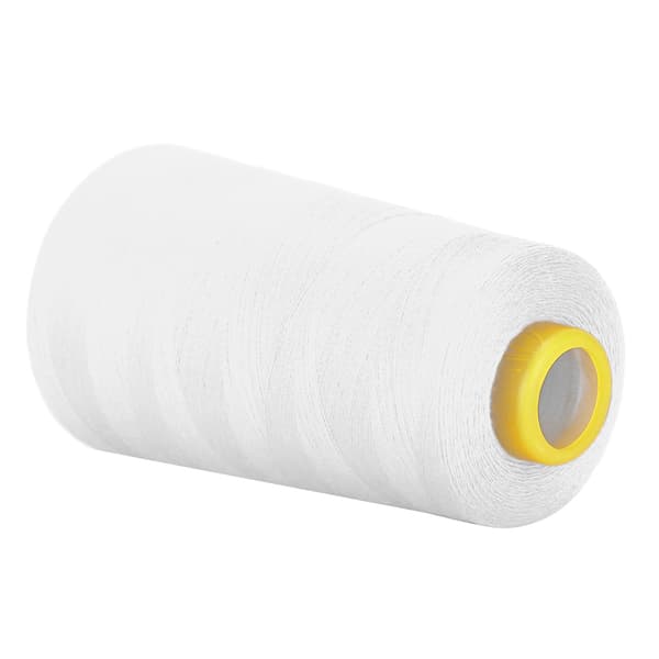 402 Polyester Sytråd 3000 Yards Håndsyningstråd til DIY Håndværk Skrædderi Håndarbejde Hvid