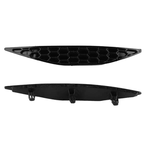 2 stk. blank sort bagkofangerreflektor Honeycomb Delete Sæt passer til MK7 2013-2016
