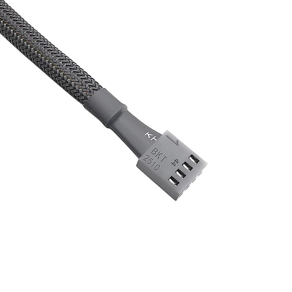 PWM viftehub, PC CPU-kjøling 4 PIN/3PIN strømkabelhub splitteradapter for 12V stasjonære datavifter 1 til 5-veis (15,7 tommer)