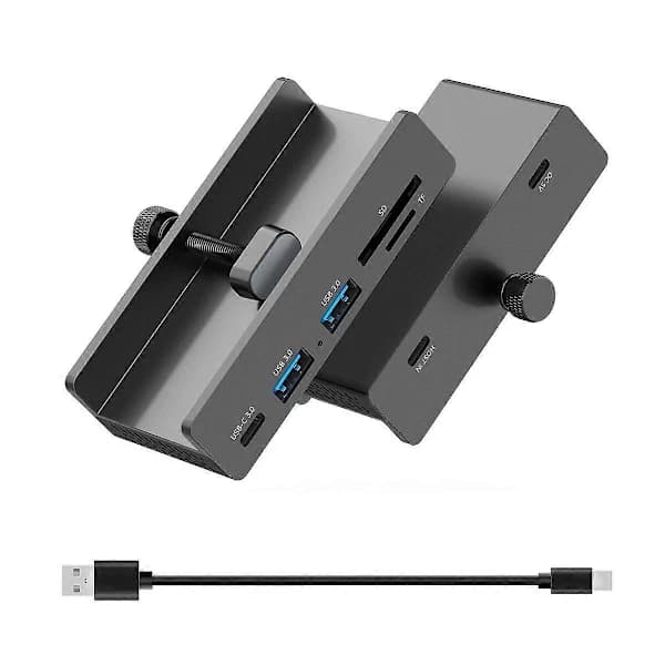 ORICO HCL-2A1CTS-Pro 5-portars USB3.0-klämhub i aluminiumlegering