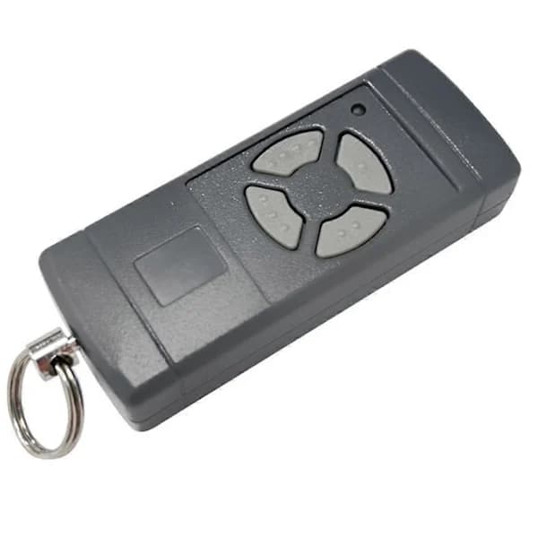 2-pack Garagedörrfjärrkontroll för HSE2-40, HS4-40, HSM4-40, Grå Knappar 40.685MHz Handhållen Sändare