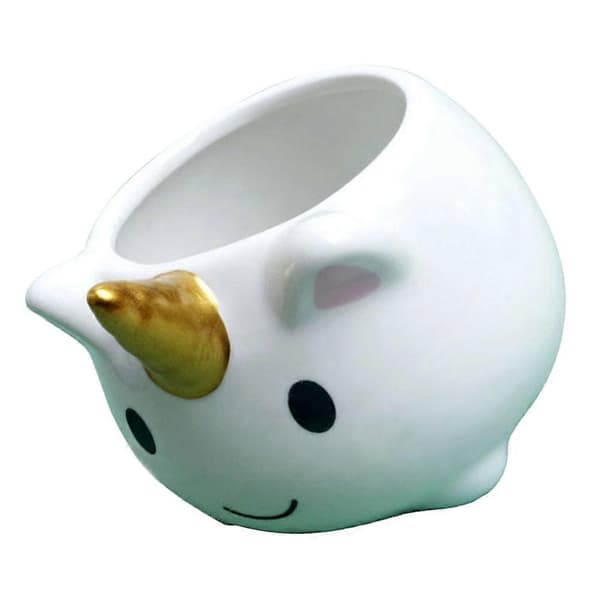 Unique Flower Pot Unicorn Shaped Ceramic Plant Container For Home And Garden Decorative 1-pack