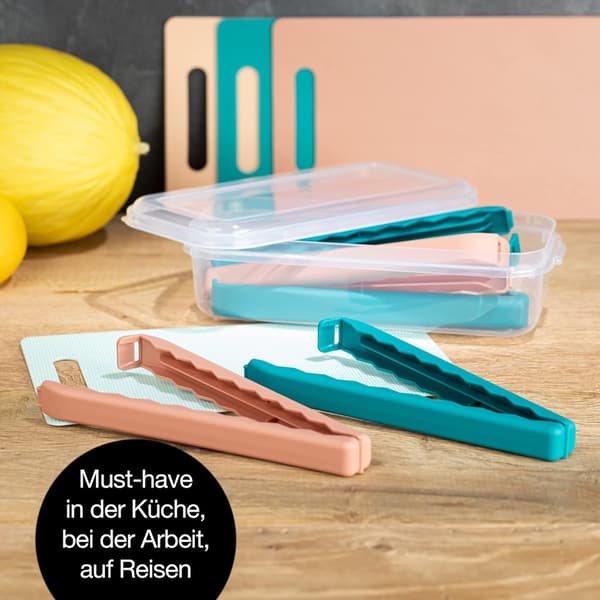 5 Large Sealing Clips with Storage Box - Freezer Bag Clips for Food Storage