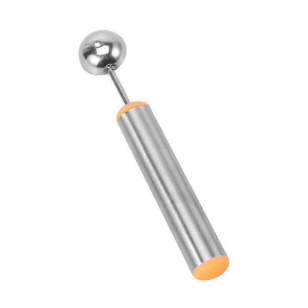 Stainless Steel and PP Fruit Scoop Orange