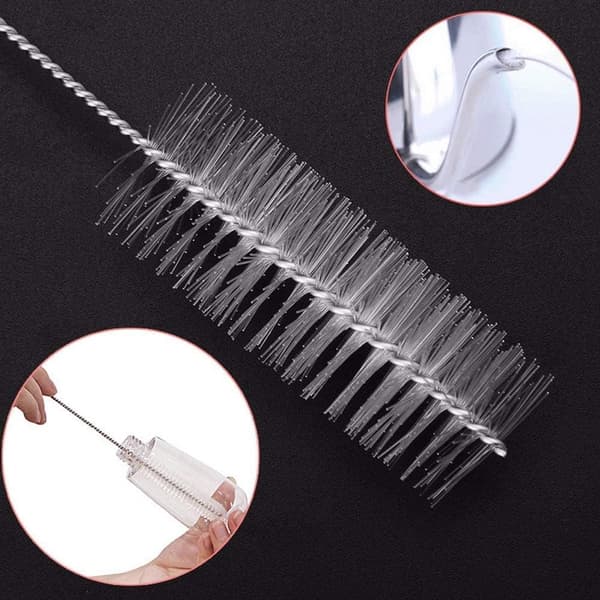 Pipe Brush for Pipe Cleaning, Nylon Brushes for Drinking Straws