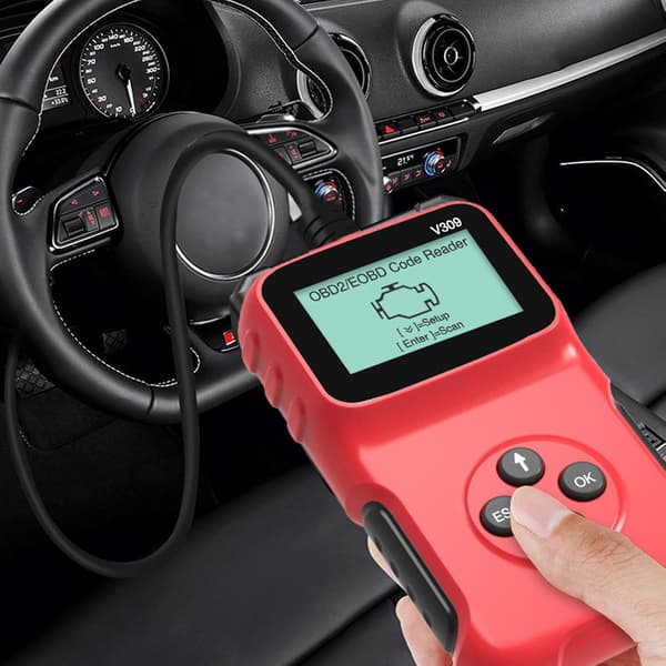 Bil Diagnostisk Scanner V309 Bærbar Nøjagtig OBD2 Scanning Værktøj Maskinkodelæser
