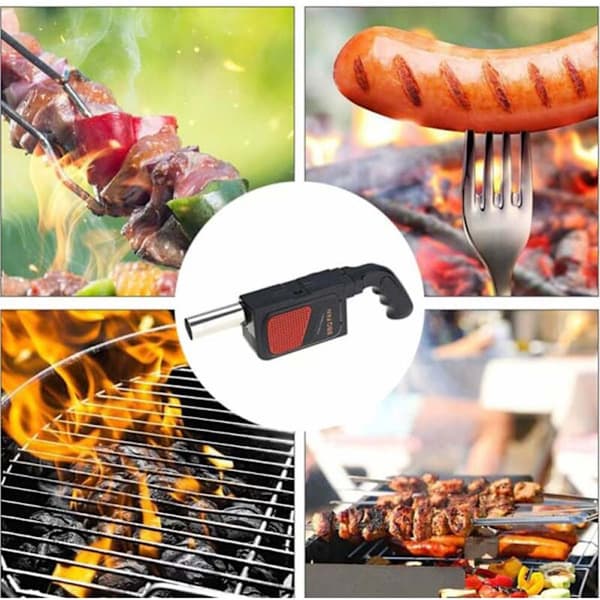 Bærbar elektrisk BBQ-vifte, elektrisk grillvifte