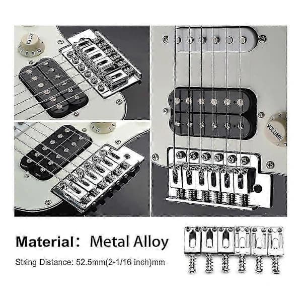 10,5 mm Gitar Tremolo Bro Sal for Fender Stratocaster, Sølv