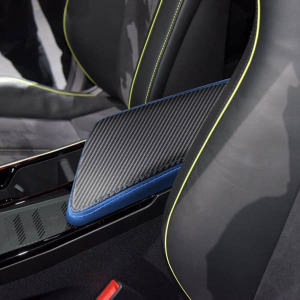 Leather Protective Pad for EV6 2021 2022 LHD - Blue