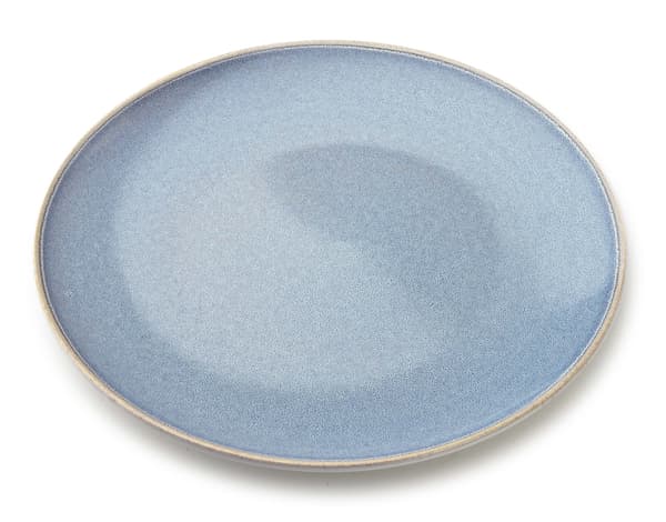 Elegant 28 cm flat tallerken i keramikk - Basic Nature-kolleksjonen