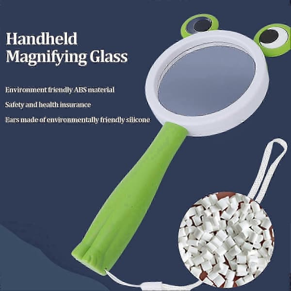 Handheld Magnifier Professional Magnifying Glass for Elderly Reading Kids Science Experiment Toys