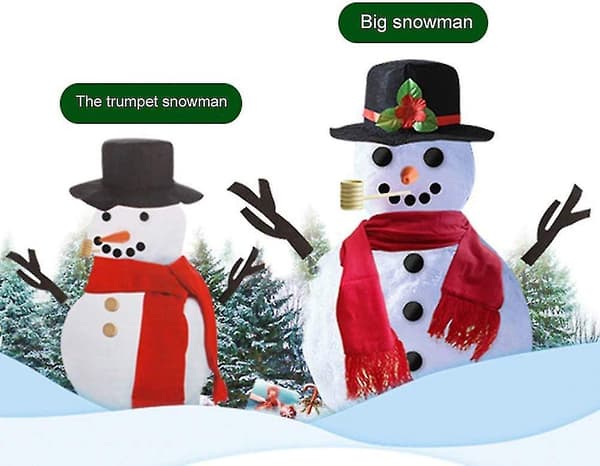 Christmas Snowman Decoration Kit Snowman Making Kit Winter Party